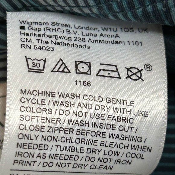 Athleta Rainier Leggings Women's Size Small Floral Blue Green - Picture 6 of 13